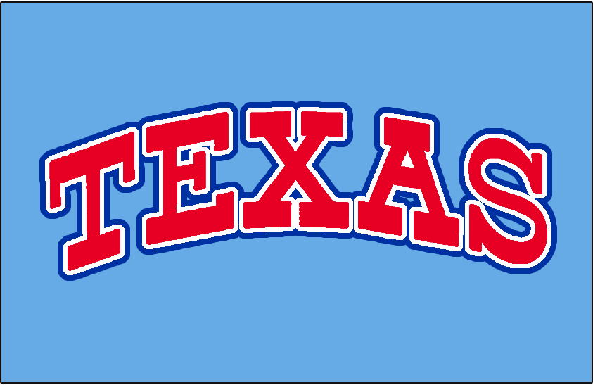 Texas Rangers 1975 Jersey Logo iron on paper